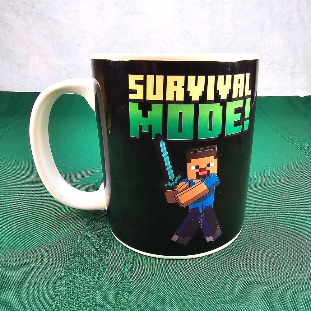 Minecraft Survival Mode‎ Coffee Mug 2021 Paladone Collector Gamer